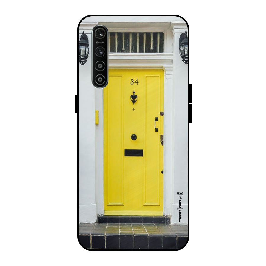 Yellow Door Metal Back Case for Realme XT