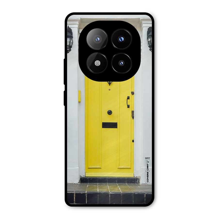Yellow Door Metal Back Case for Redmi Note 14 Pro Plus 5G