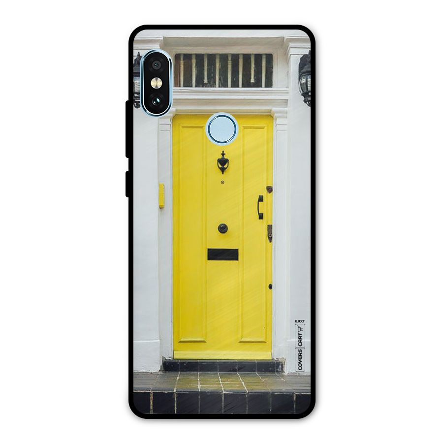 Yellow Door Metal Back Case for Redmi Note 5 Pro