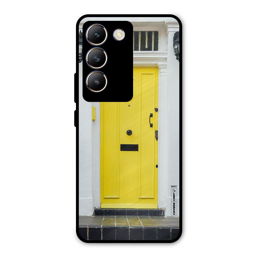 Yellow Door Metal Back Case for Vivo T3 5G