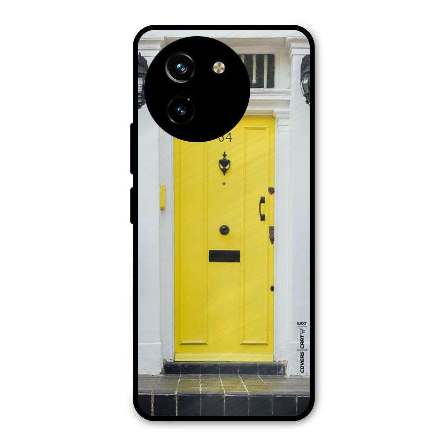Yellow Door Metal Back Case for Vivo T3x