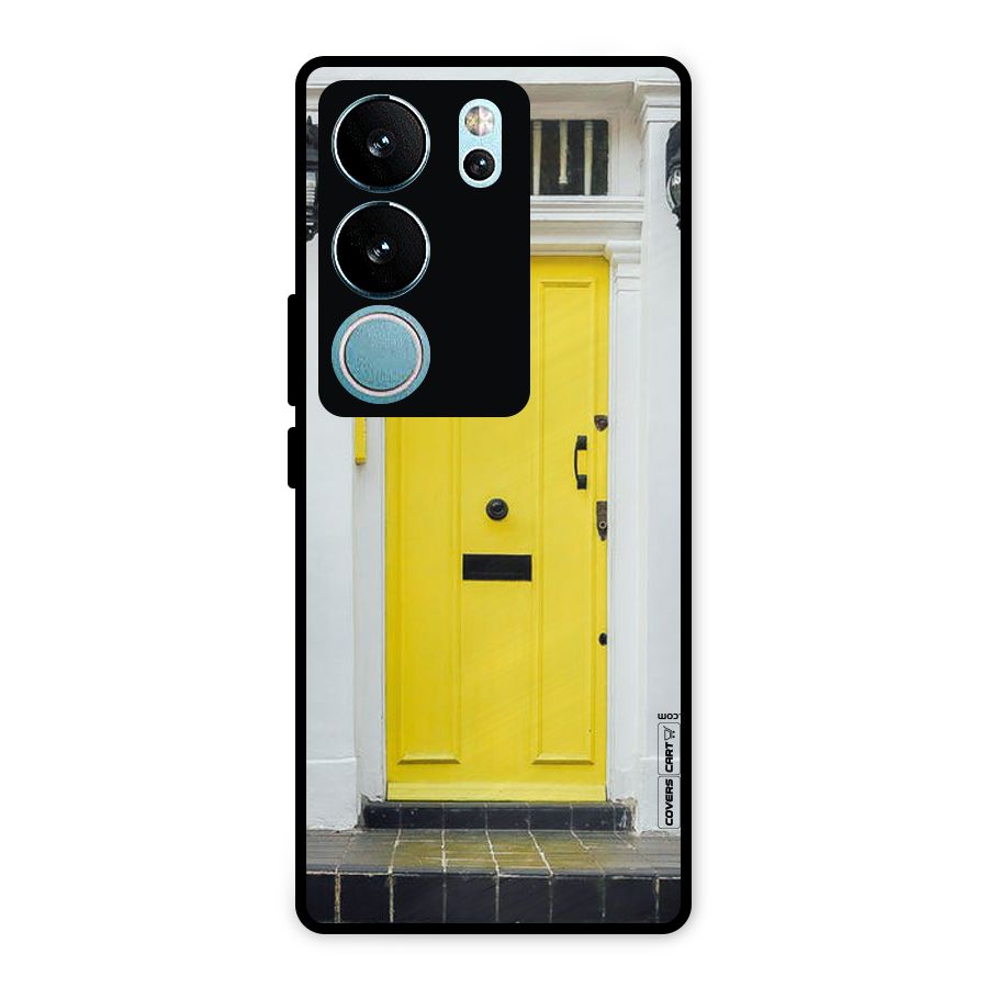 Yellow Door Metal Back Case for Vivo V29 Pro