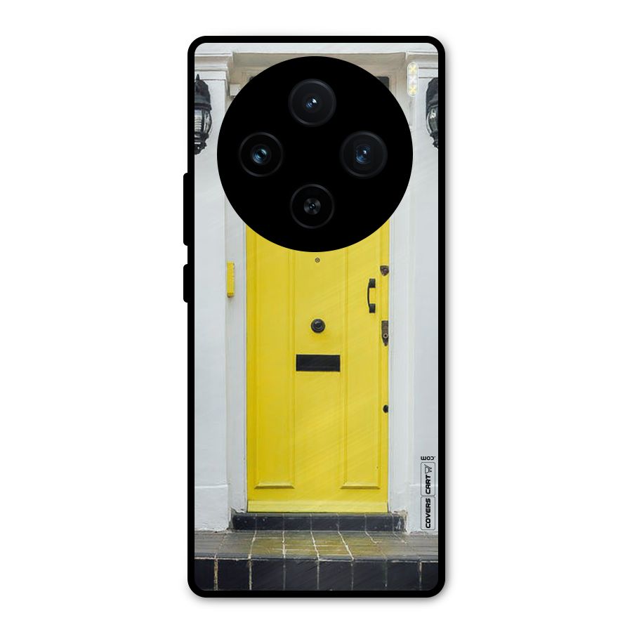 Yellow Door Metal Back Case for Vivo X100