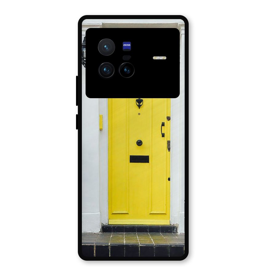 Yellow Door Metal Back Case for Vivo X80