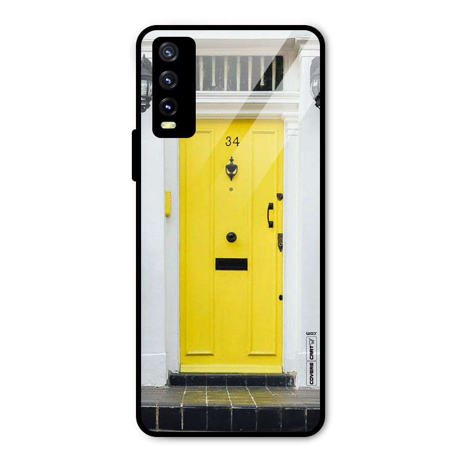 Yellow Door Metal Back Case for Vivo Y20g