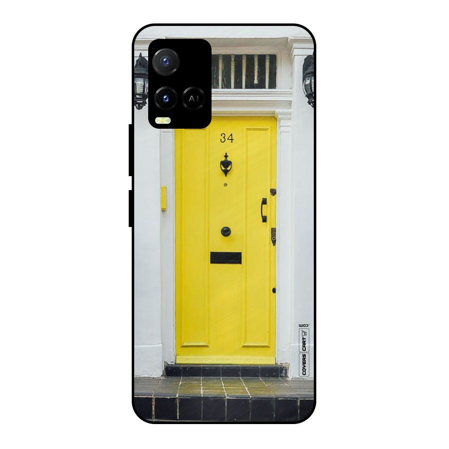 Yellow Door Metal Back Case for Vivo Y21T