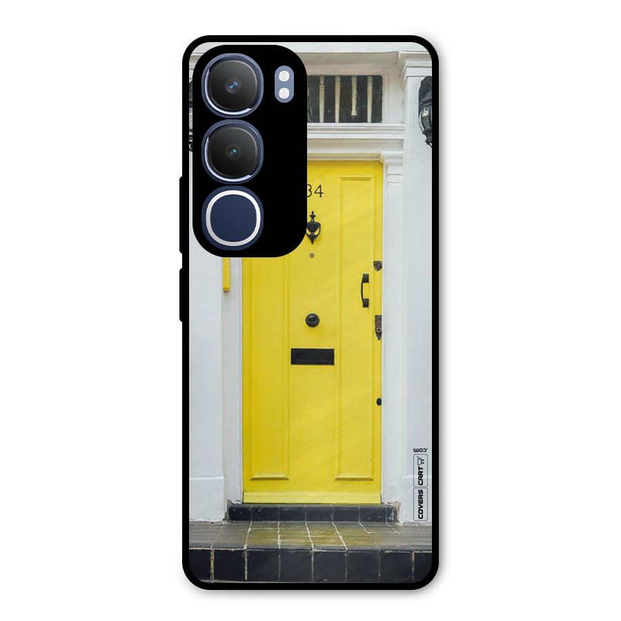 Yellow Door Metal Back Case for Vivo Y29