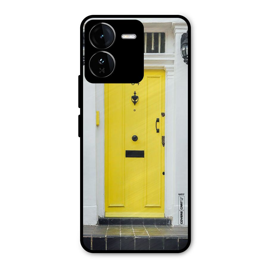 Yellow Door Metal Back Case for iQOO Z9
