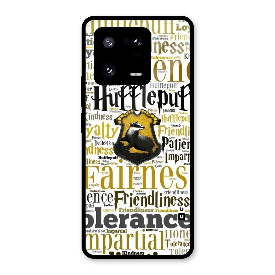 Yellow Fairness Glass Back Case for Xiaomi 13 Pro