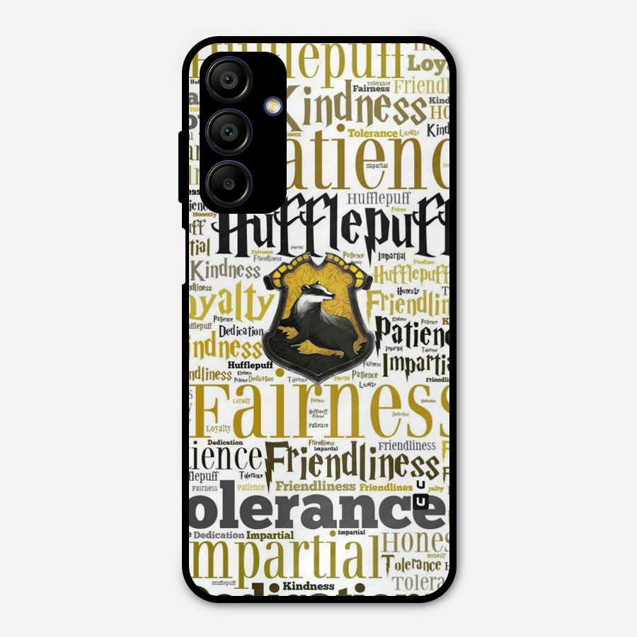 Yellow Fairness Metal Back Case for Galaxy A15 5G
