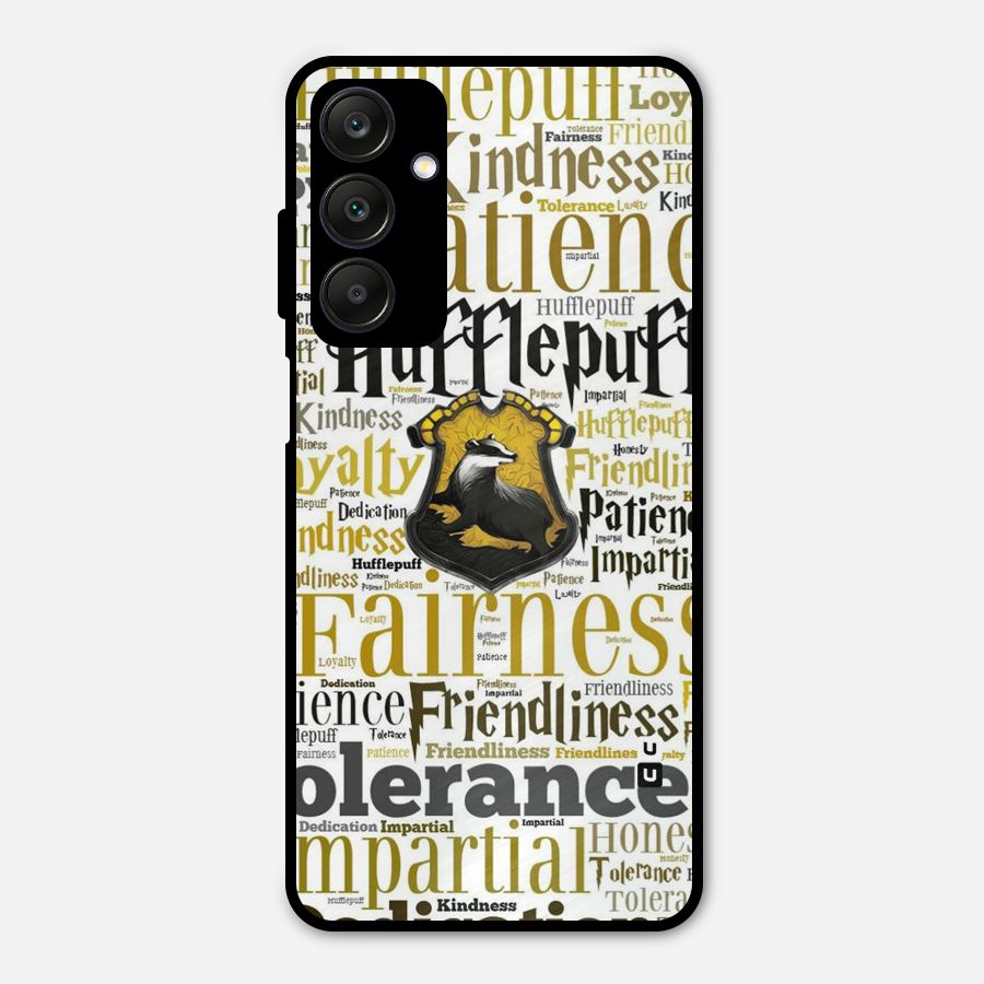 Yellow Fairness Metal Back Case for Galaxy A25 5G