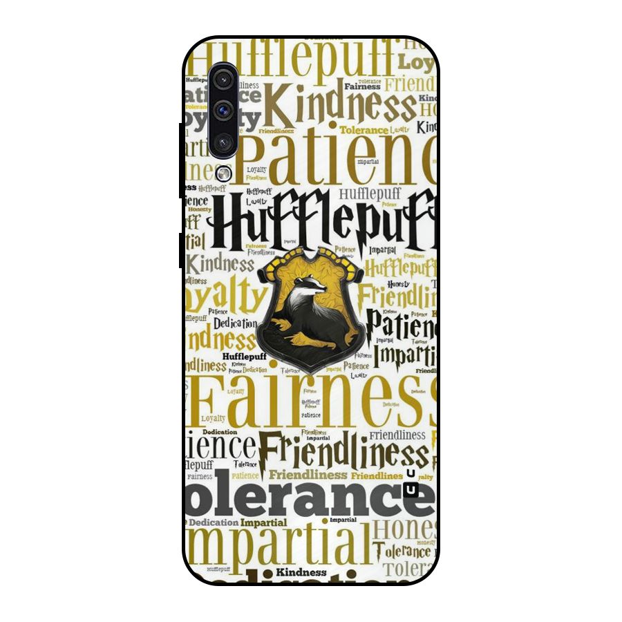 Yellow Fairness Metal Back Case for Galaxy A30s