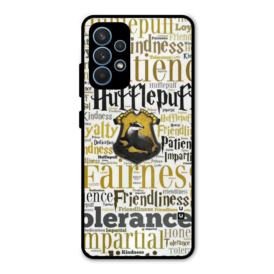 Yellow Fairness Metal Back Case for Galaxy A32