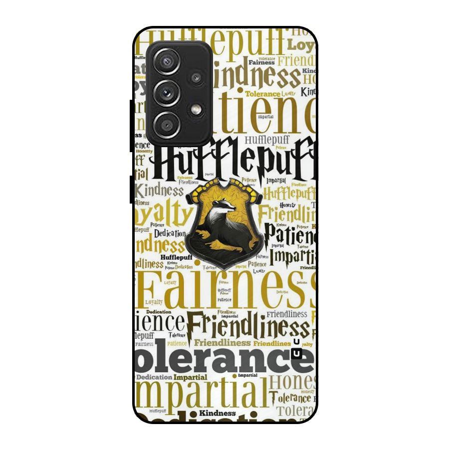 Yellow Fairness Metal Back Case for Galaxy A52