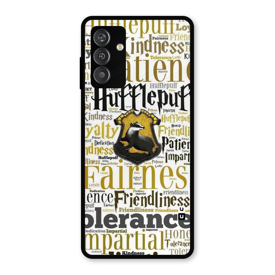 Yellow Fairness Metal Back Case for Galaxy F13