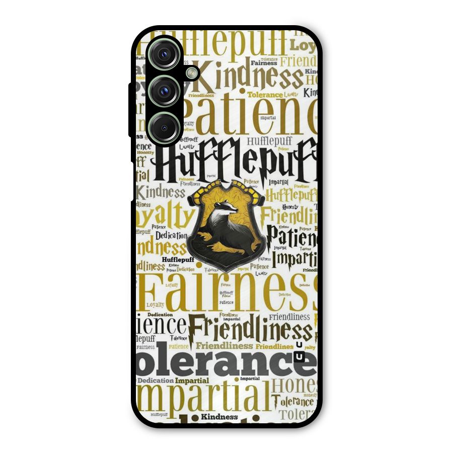 Yellow Fairness Metal Back Case for Galaxy F34