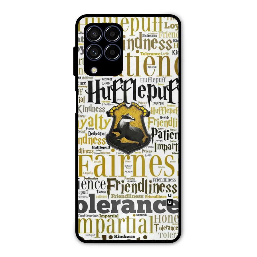 Yellow Fairness Metal Back Case for Galaxy M53 5G