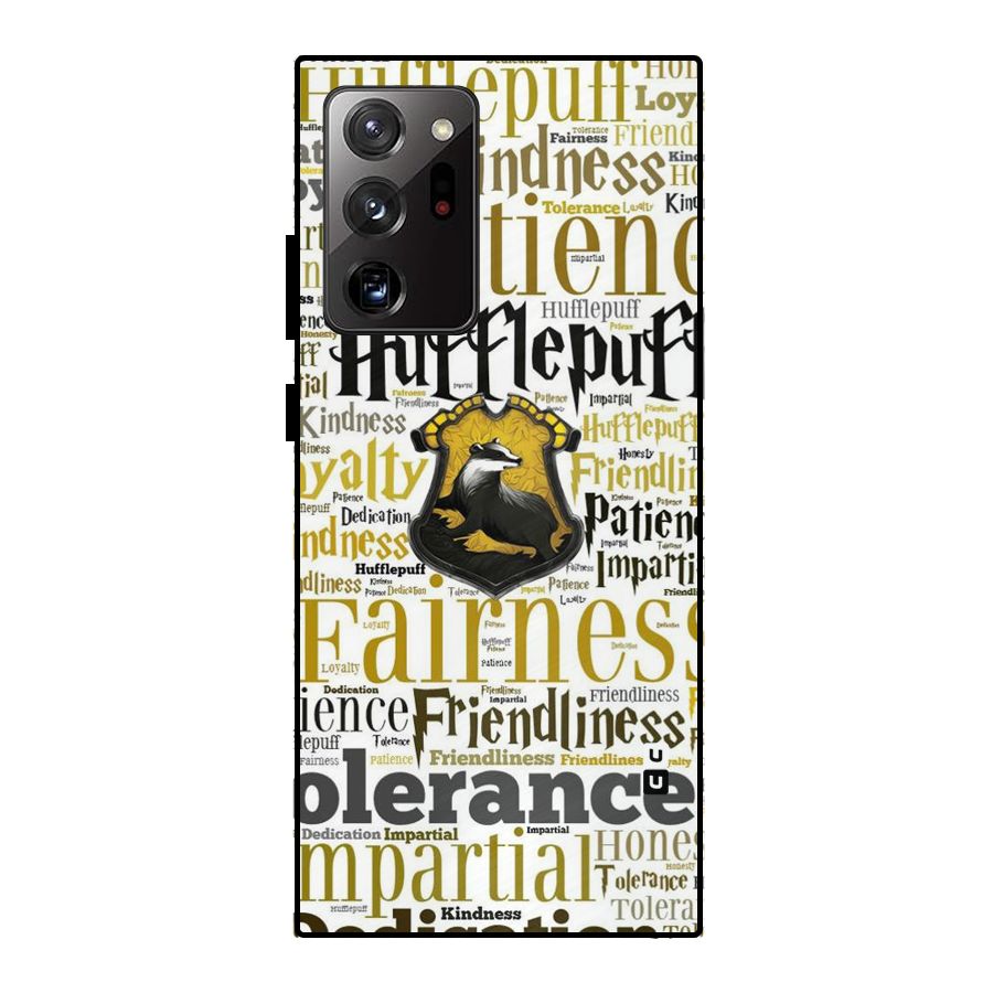 Yellow Fairness Metal Back Case for Galaxy Note 20 Ultra 5G