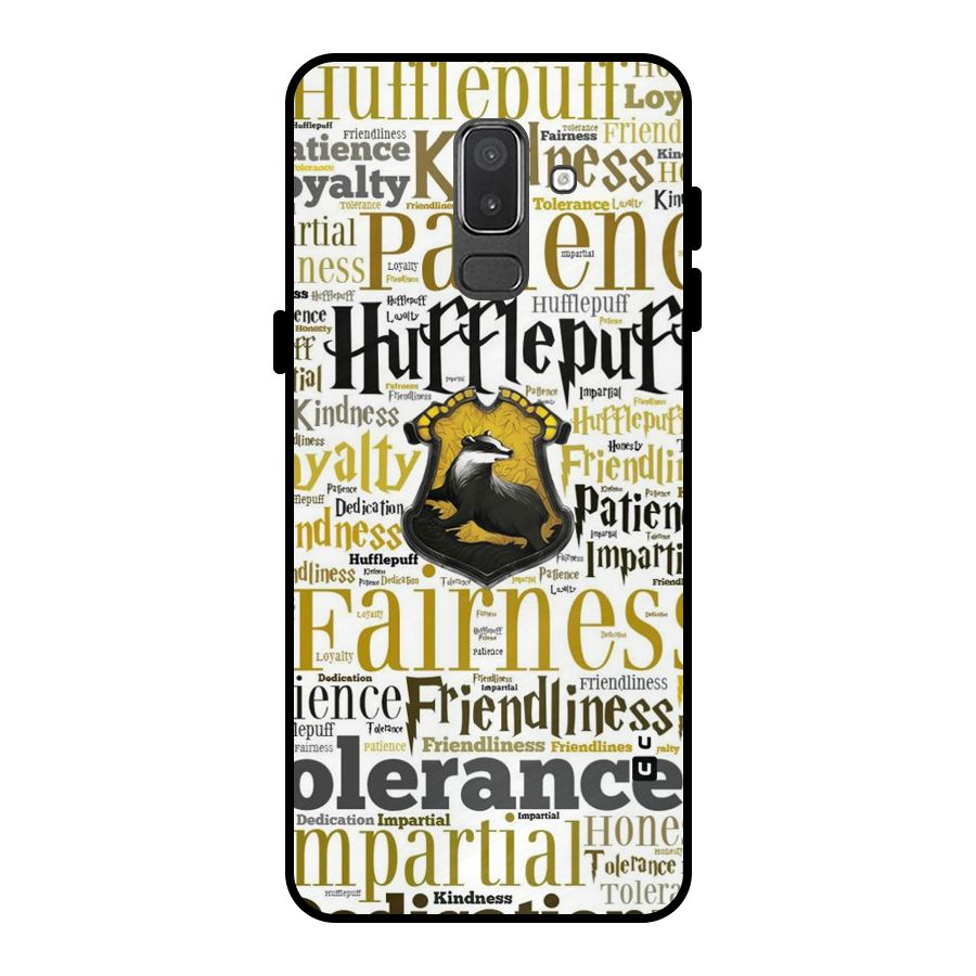 Yellow Fairness Metal Back Case for Galaxy On8 (2018)