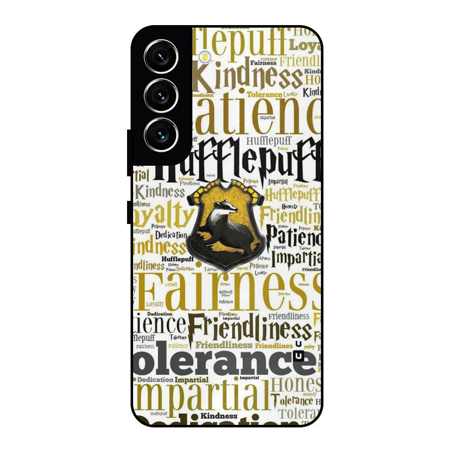 Yellow Fairness Metal Back Case for Galaxy S22 5G