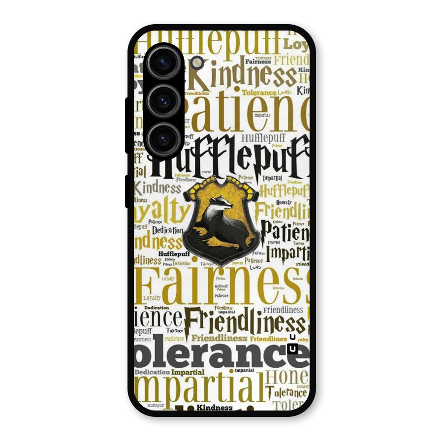 Yellow Fairness Metal Back Case for Galaxy S23
