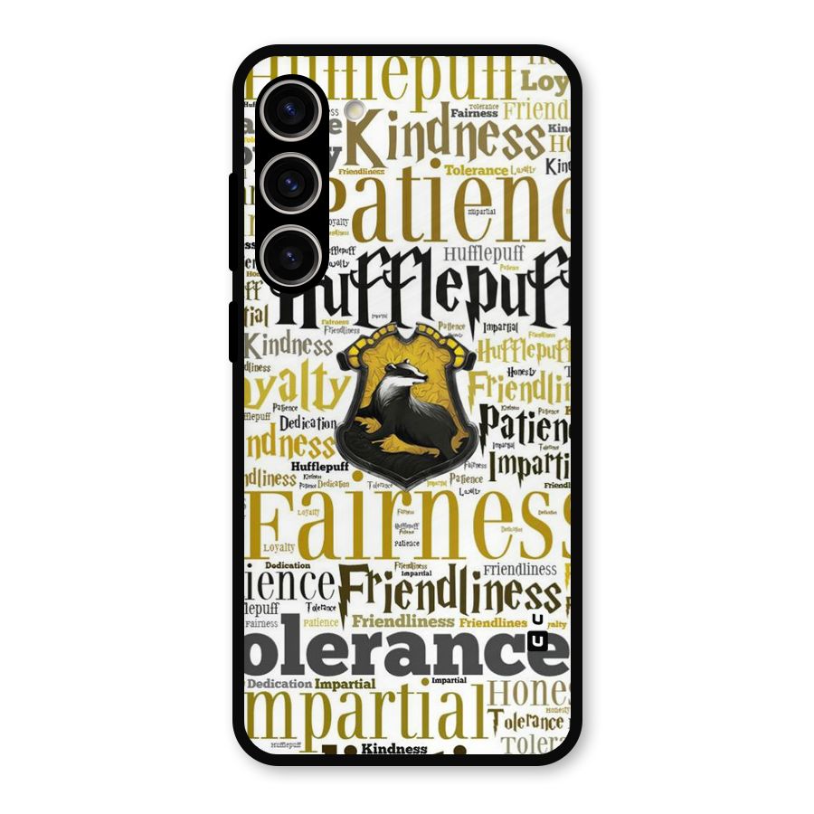 Yellow Fairness Metal Back Case for Galaxy S23 Plus