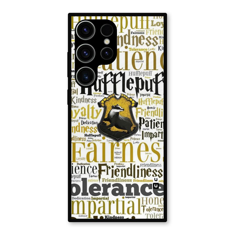 Yellow Fairness Metal Back Case for Galaxy S23 Ultra