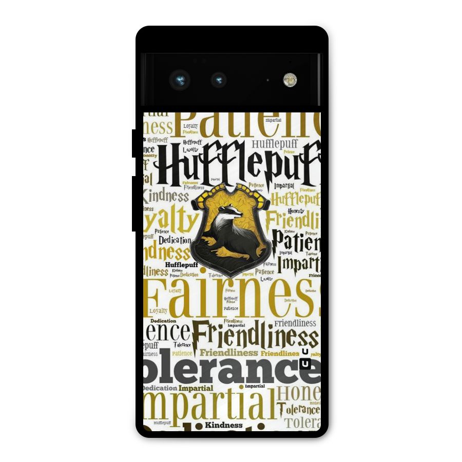 Yellow Fairness Metal Back Case for Google Pixel 6