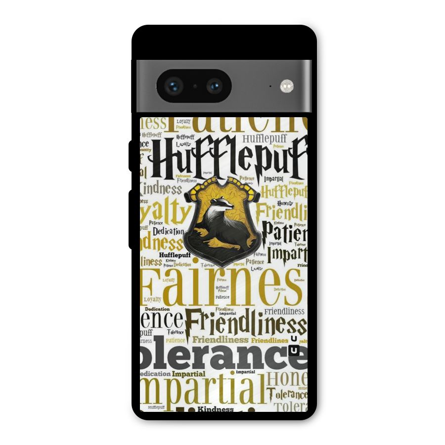 Yellow Fairness Metal Back Case for Google Pixel 7