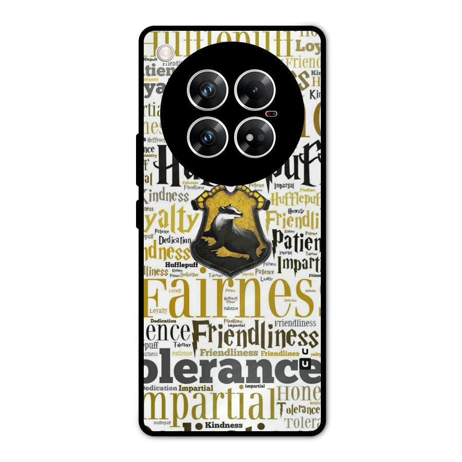 Yellow Fairness Metal Back Case for Infinix Zero 40 5G