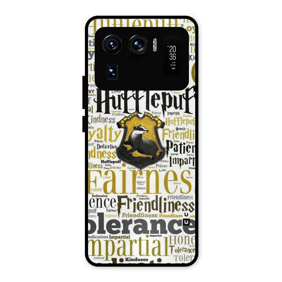Yellow Fairness Metal Back Case for Mi 11 Ultra