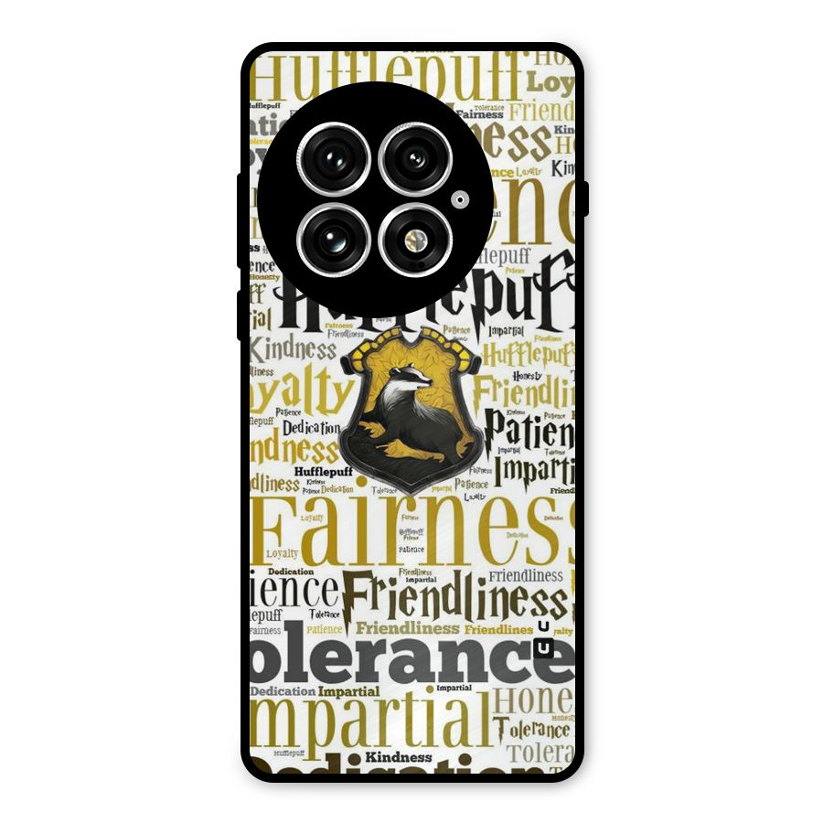 Yellow Fairness Metal Back Case for OnePlus 13