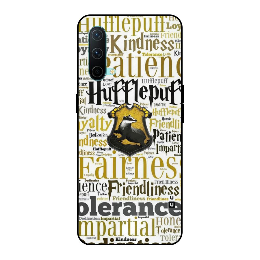Yellow Fairness Metal Back Case for OnePlus Nord CE 5G