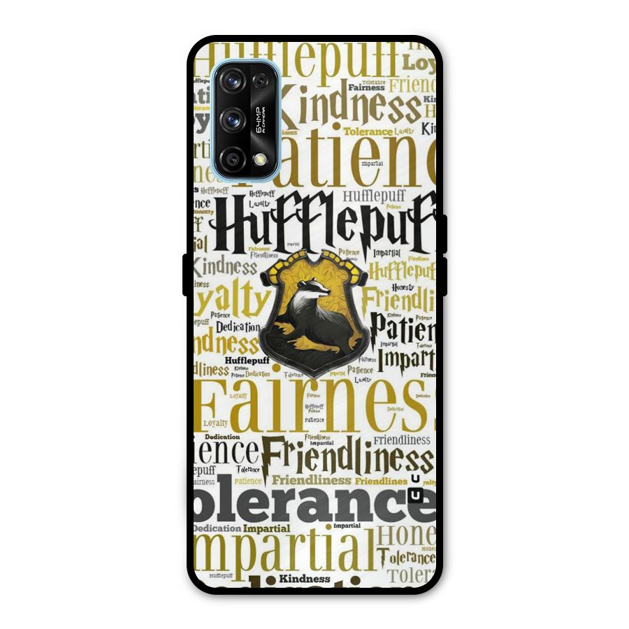Yellow Fairness Metal Back Case for Realme 7 Pro