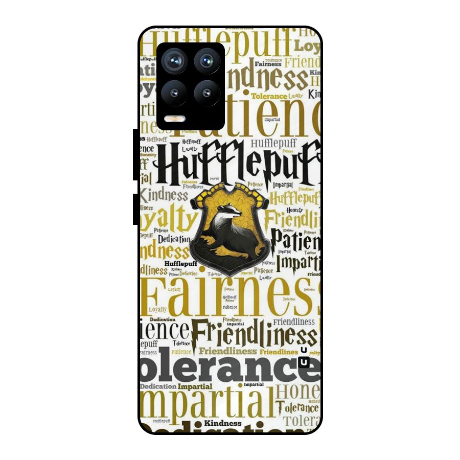Yellow Fairness Metal Back Case for Realme 8 Pro