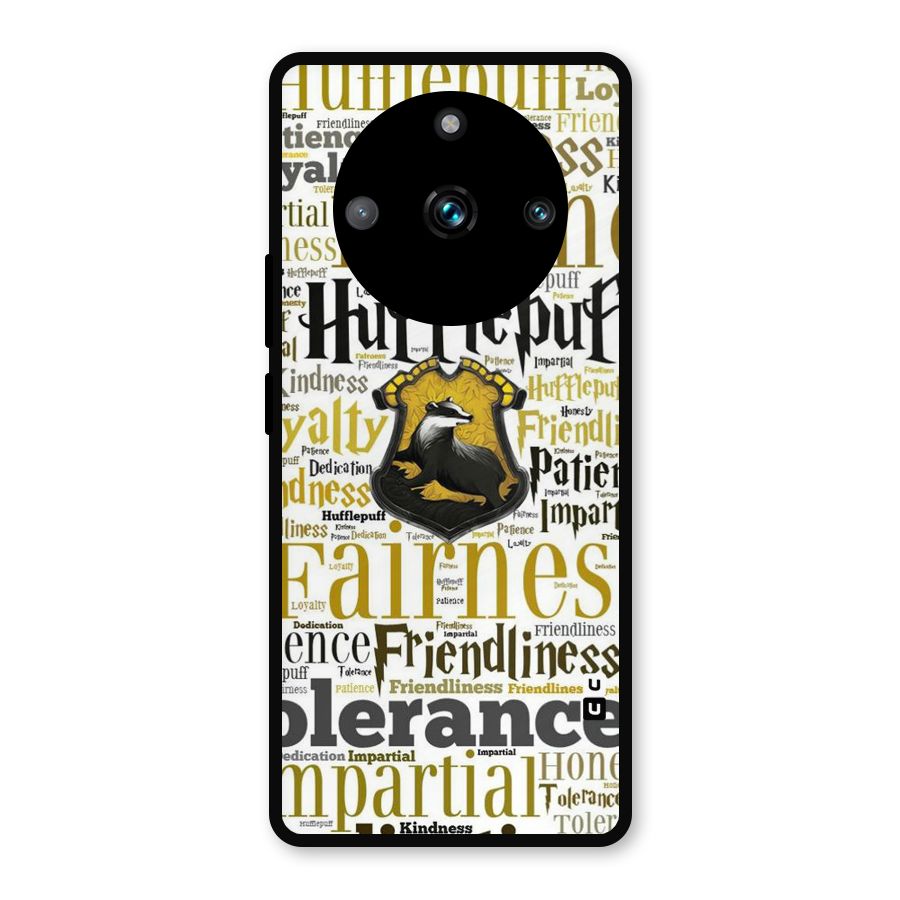 Yellow Fairness Metal Back Case for Realme Narzo 60 Pro