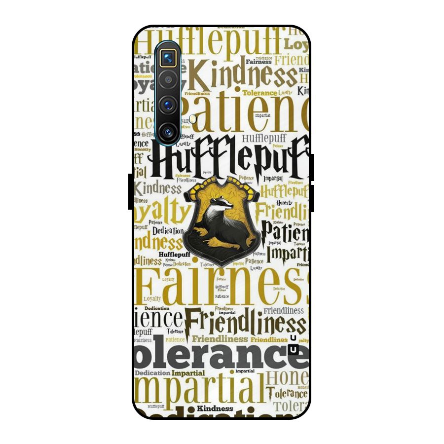 Yellow Fairness Metal Back Case for Realme X3 SuperZoom