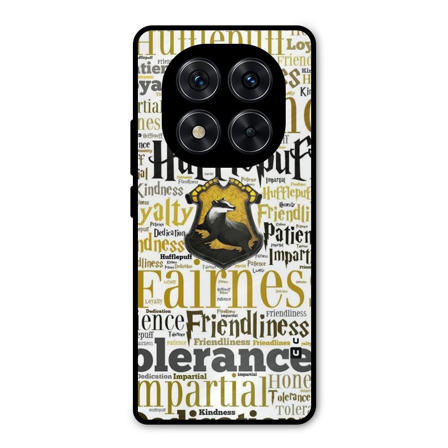 Yellow Fairness Metal Back Case for Redmi Note 14 Pro 5G