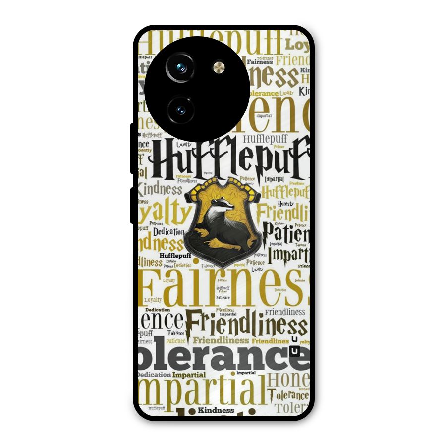 Yellow Fairness Metal Back Case for Vivo T3x