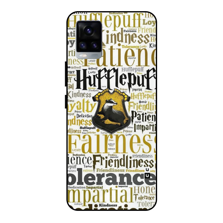 Yellow Fairness Metal Back Case for Vivo V20