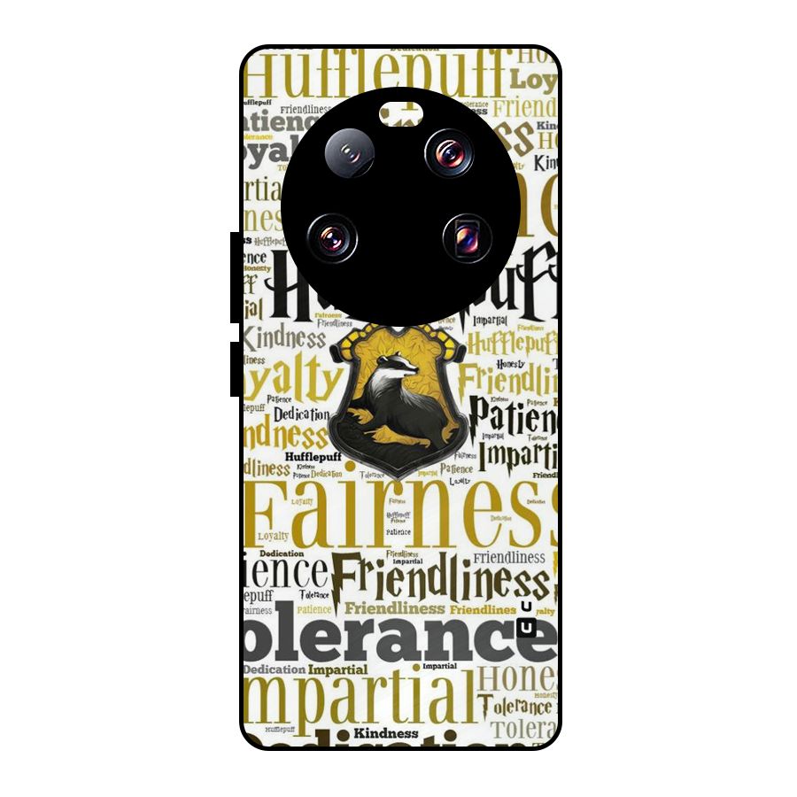 Yellow Fairness Metal Back Case for Xiaomi 13 Ultra