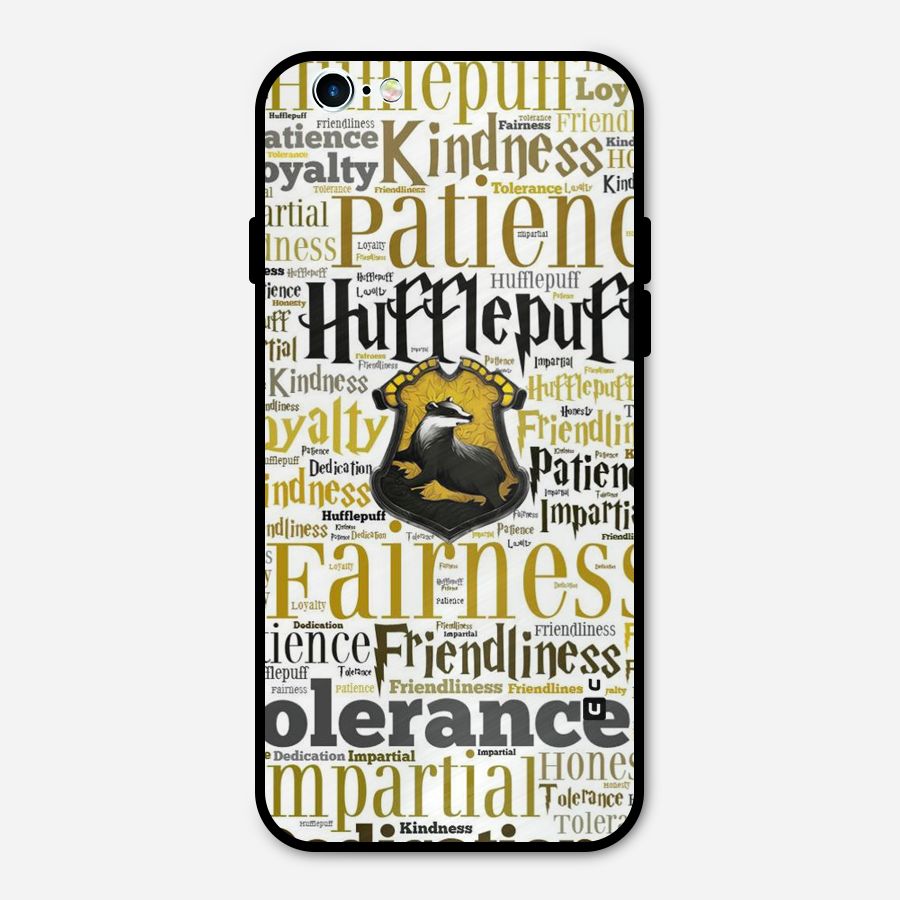 Yellow Fairness Metal Back Case for iPhone 6 6s