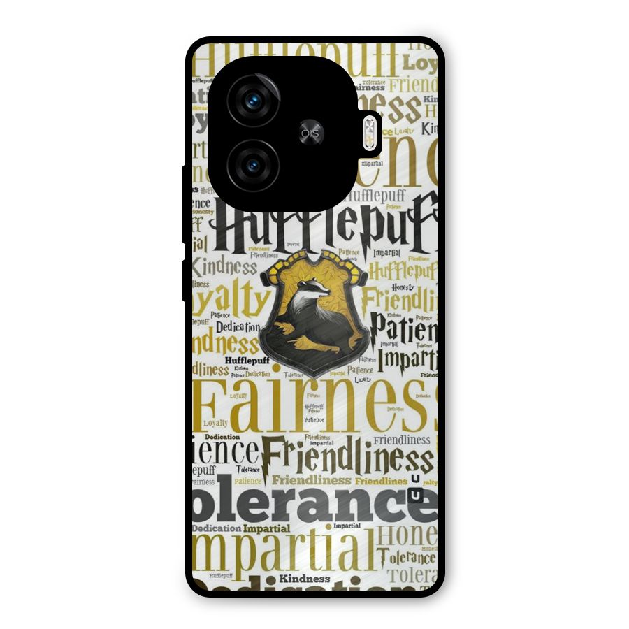 Yellow Fairness Metal Back Case for iQOO Neo 10R