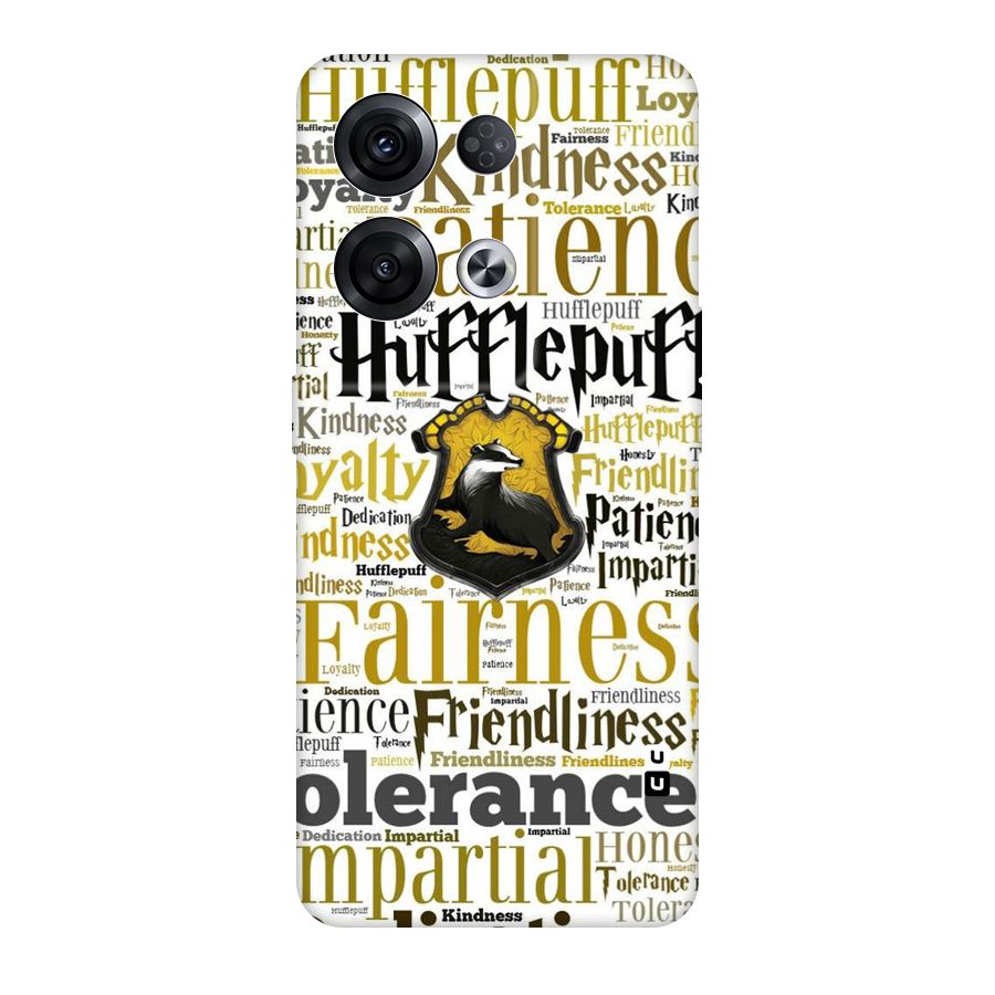 Yellow Fairness Original Polycarbonate Back Case for Oppo Reno8 Pro 5G