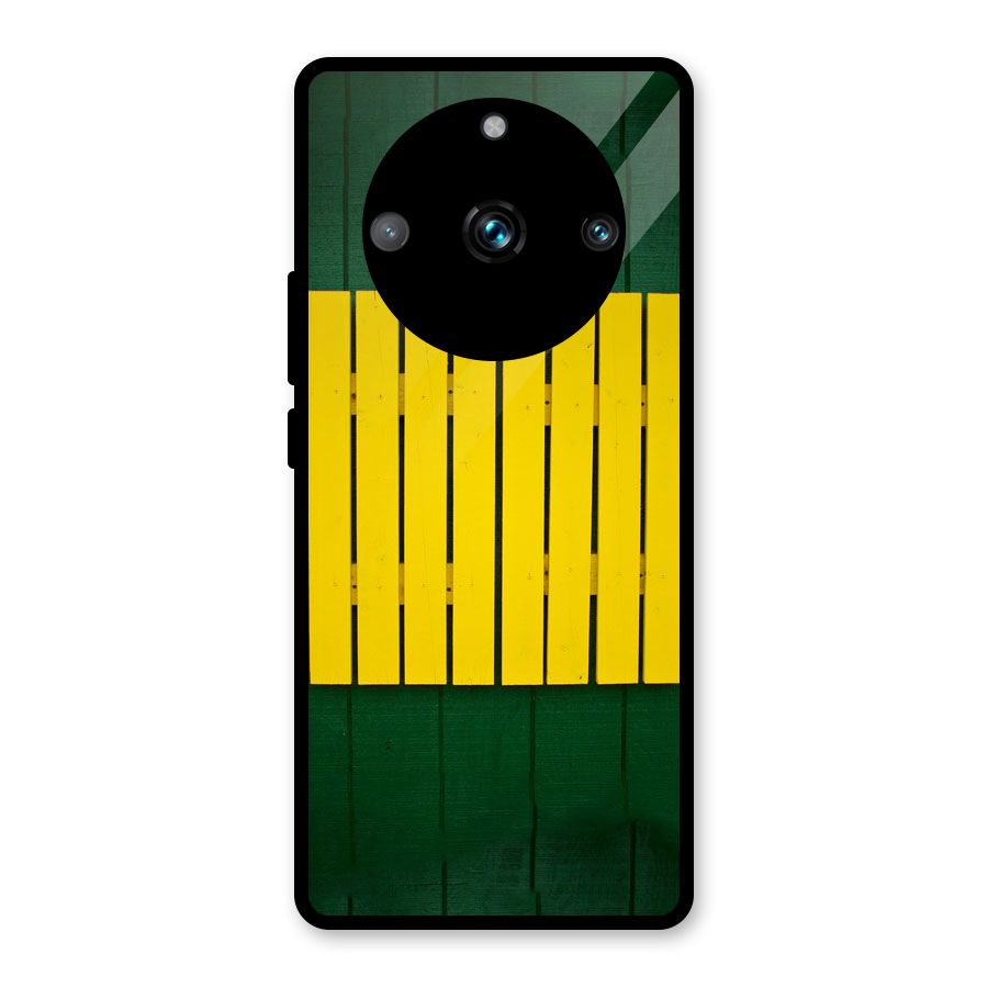 Yellow Fence Glass Back Case for Realme Narzo 60 Pro