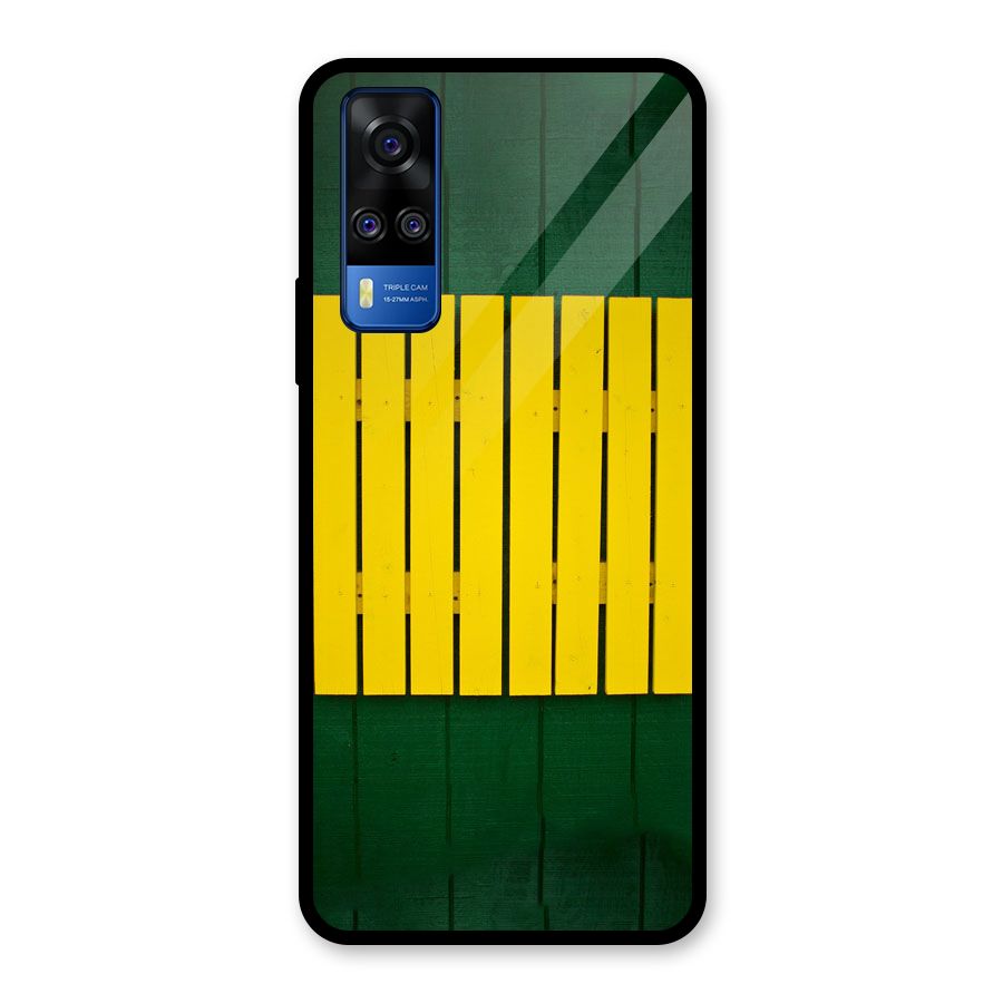 Yellow Fence Glass Back Case for Vivo Y31