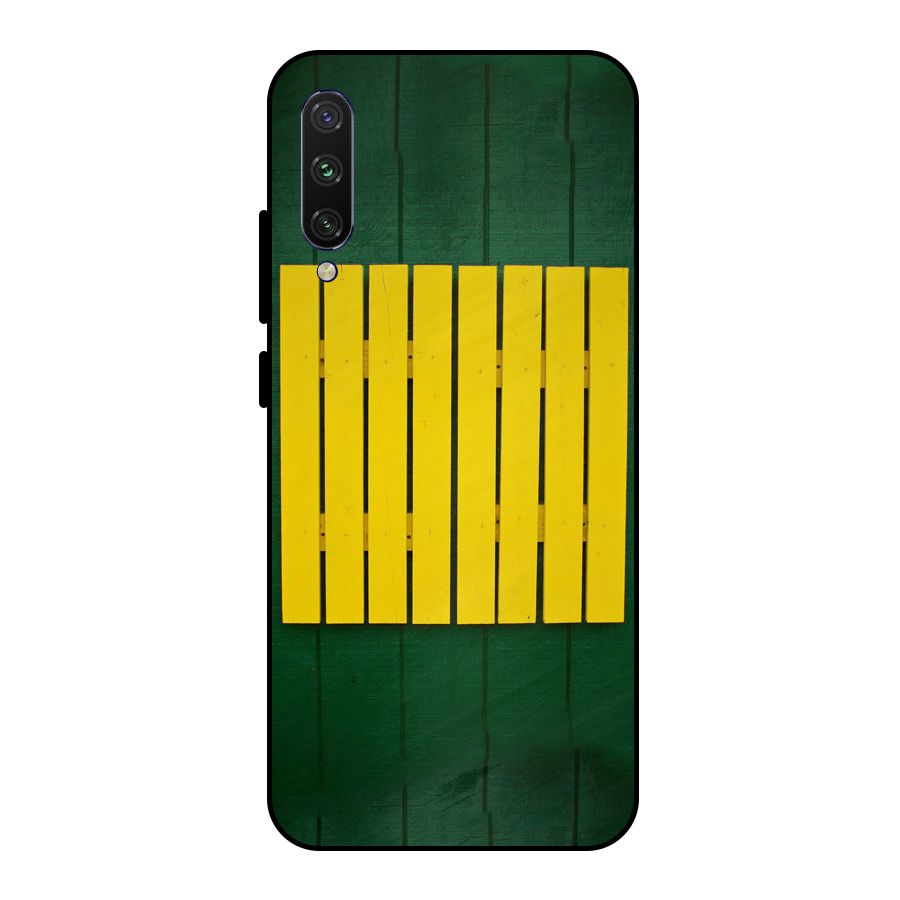 Yellow Fence Metal Back Case for Mi A3
