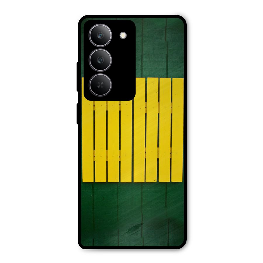 Yellow Fence Metal Back Case for Realme P3x