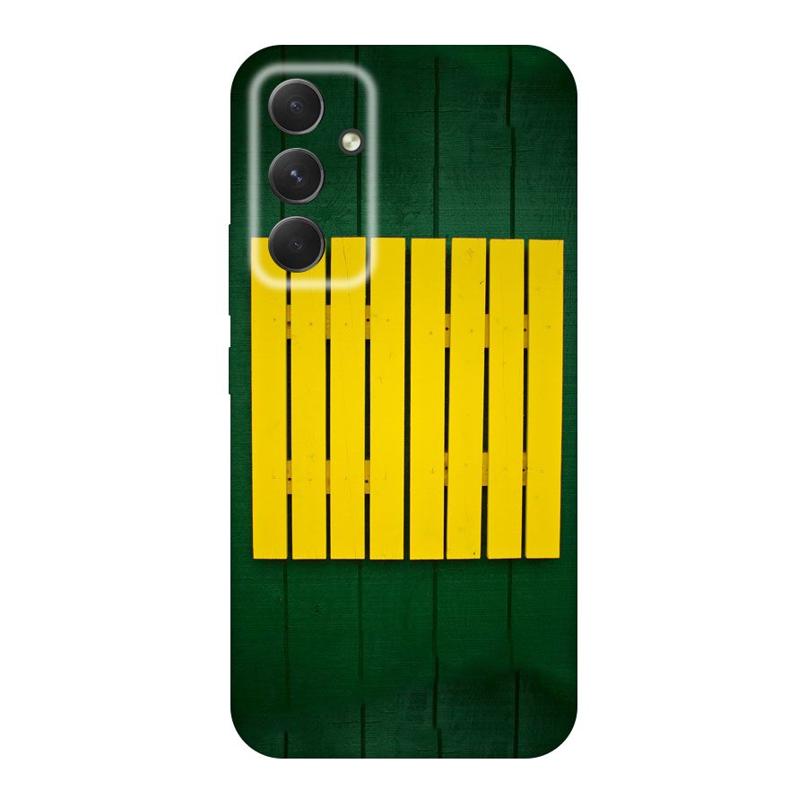 Yellow Fence Original Polycarbonate Back Case for Galaxy A54