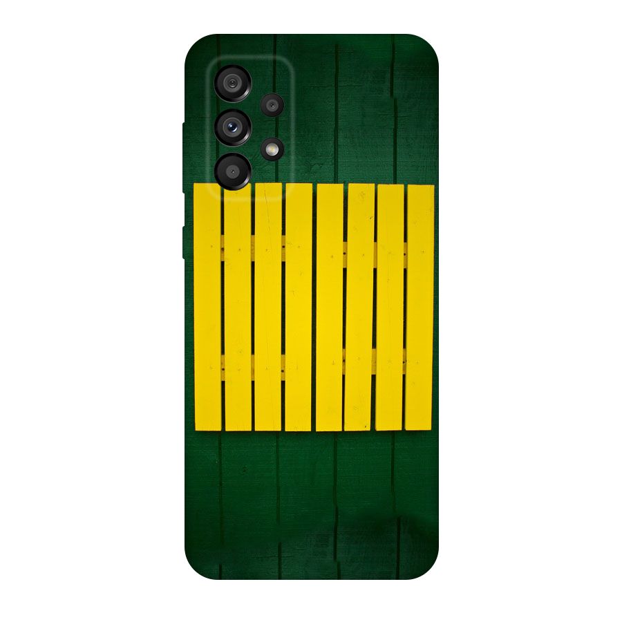 Yellow Fence Original Polycarbonate Back Case for Galaxy A73 5G